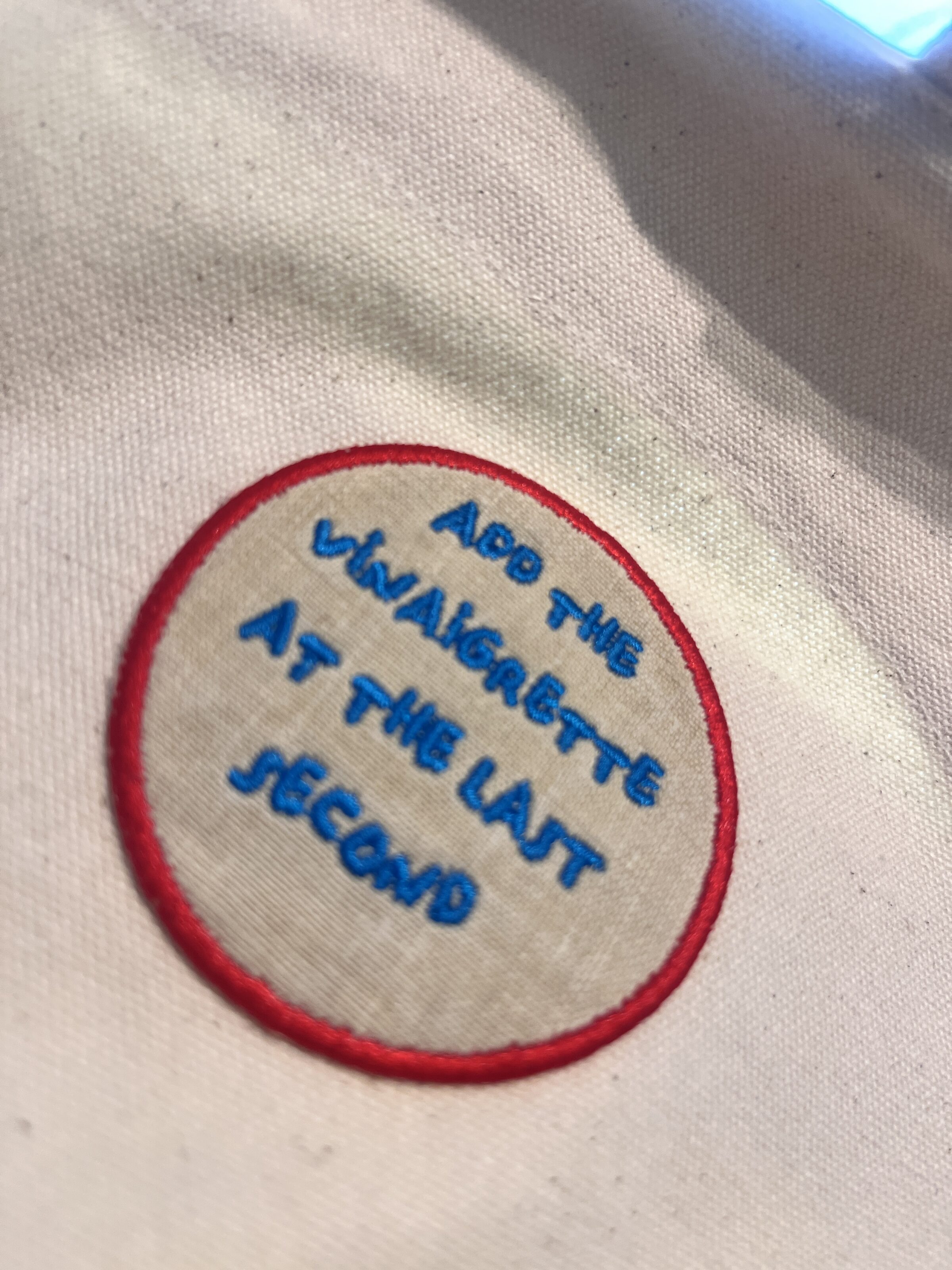 Japanese-style apron with assorted patches - Image 3