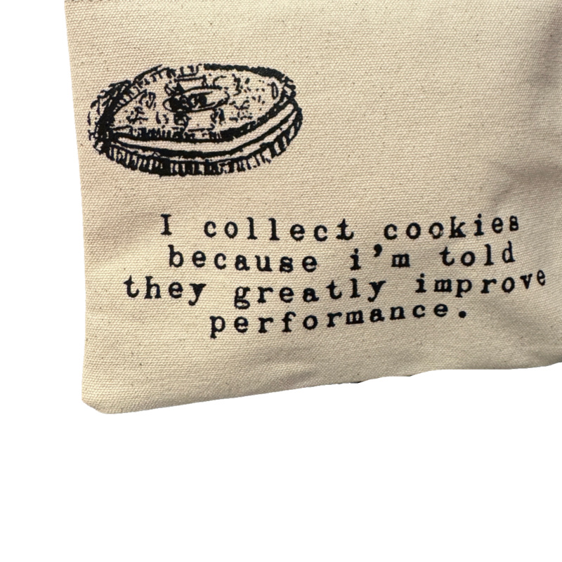 I collect cookies pouch