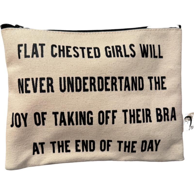 flat chested girls pouch